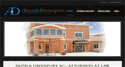 Desktop Screenshot of akinslawfirm.com